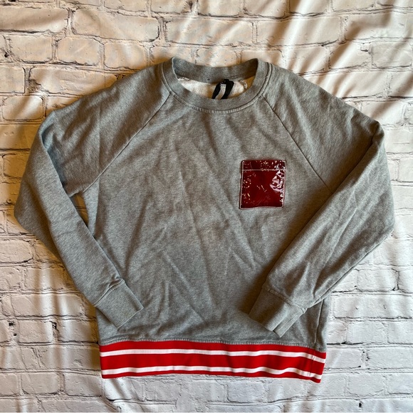 No. 21 Tops - Numero Ventuno No. 21 Made In Italy Sweatshirt Womens Small Grey